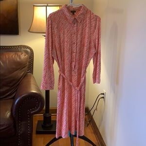 Jersey knit talbots dress xl